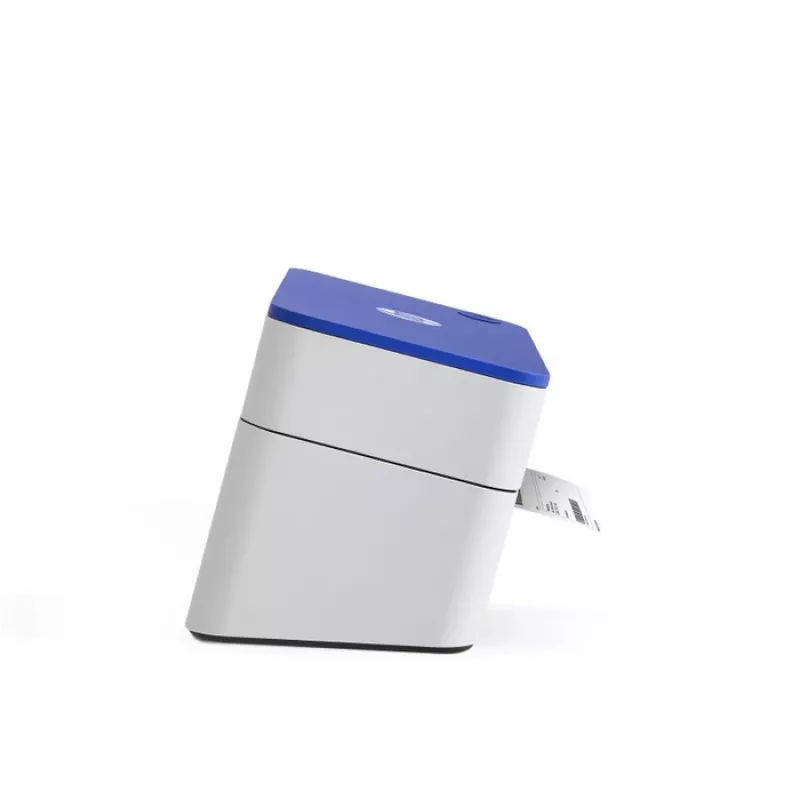 Etikečių spausdintuvas HP HPKE100 tiesioginio terminio spausdinimo 203 x 203 DPI 127 mm/s laidinis USB Baltas/Mėlynas