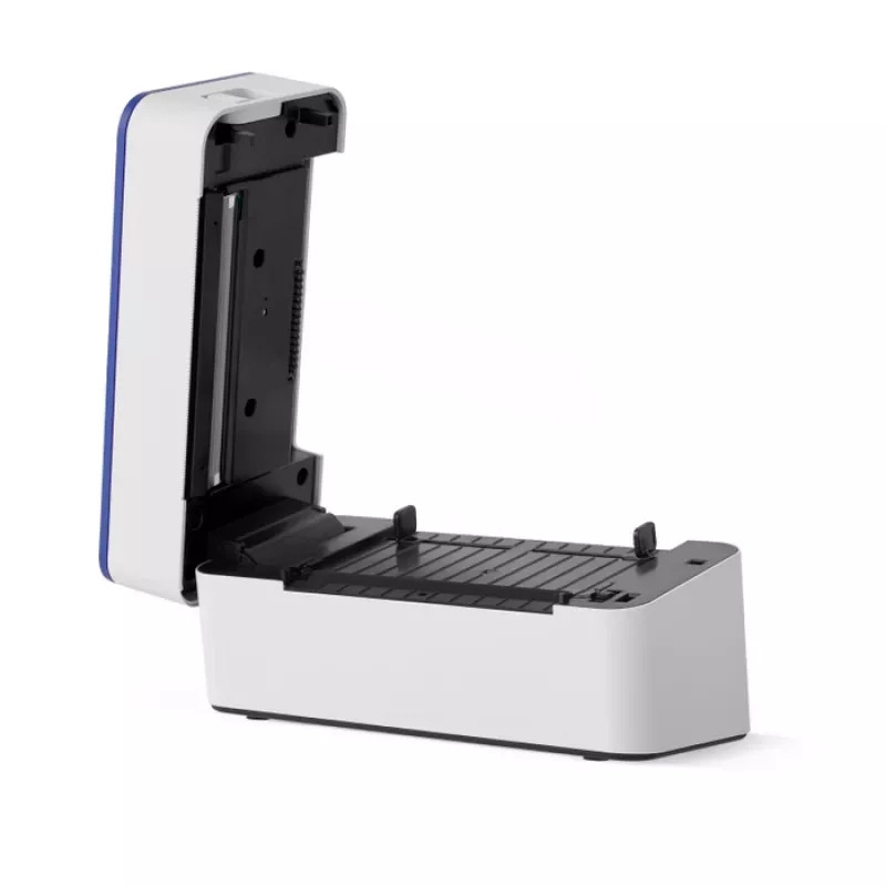 Etikečių spausdintuvas HP HPKE100 tiesioginio terminio spausdinimo 203 x 203 DPI 127 mm/s laidinis USB Baltas/Mėlynas