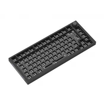 Klaviatūros karkasas GLORIOUS GMMK Pro — 75 % aliuminio korpusas, juodas, 332×135×32 mm, 1,5 kg