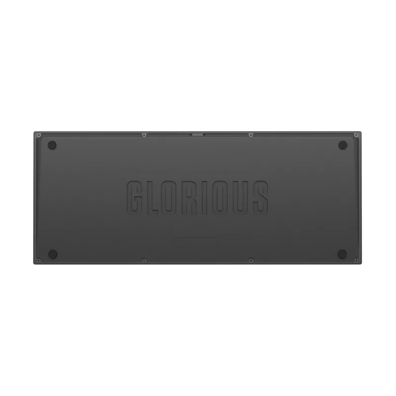 Klaviatūros karkasas GLORIOUS GMMK Pro — 75 % aliuminio korpusas, juodas, 332×135×32 mm, 1,5 kg
