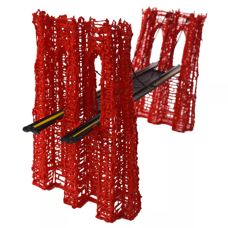 3Doodler plastikinis 3D spausdinimo siūlas FLX04-RED 3 mm raudonas