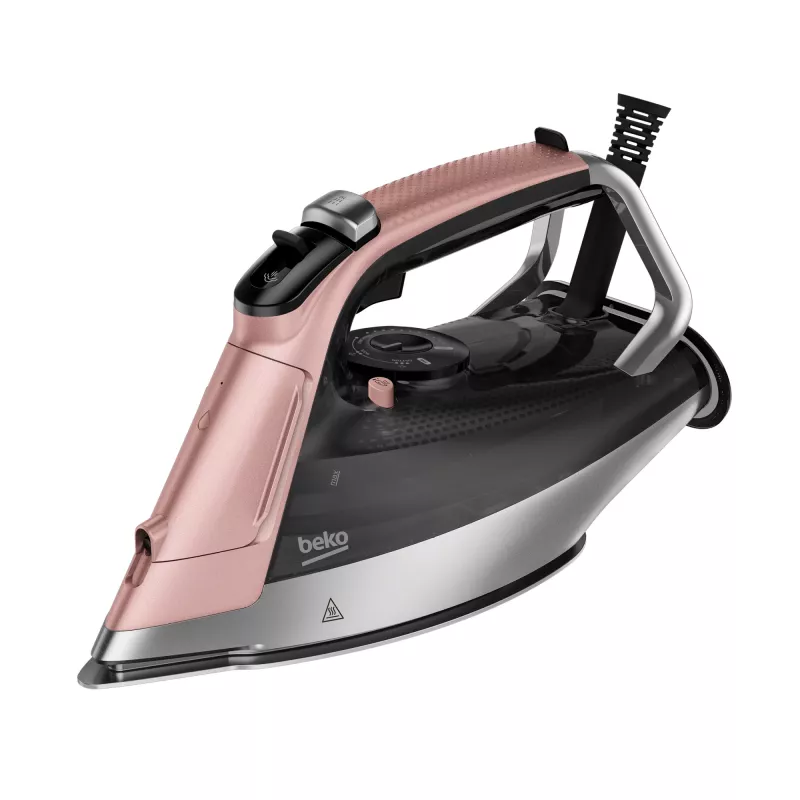 Beko SIM8130P lygintuvas garinis SoftGlide 3000 W rožinė, balta