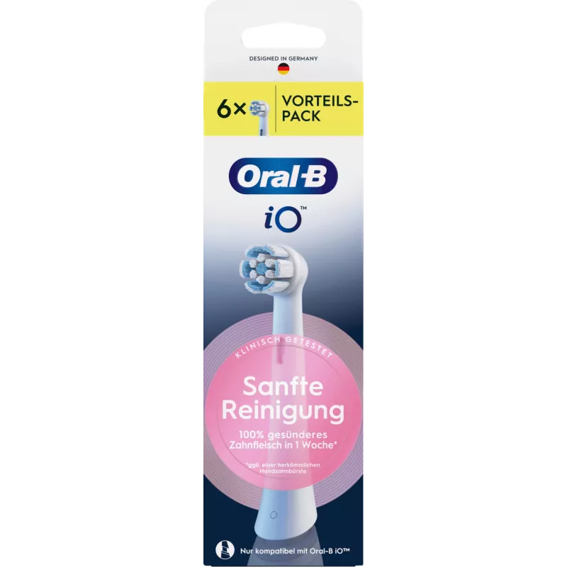 Oral-B dantų šepetėlio galvutė 6 vnt. Baltas