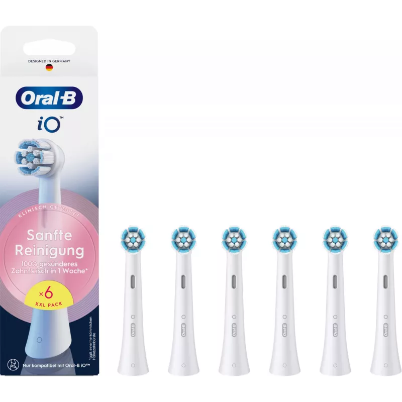 Oral-B dantų šepetėlio galvutė 6 vnt. Baltas