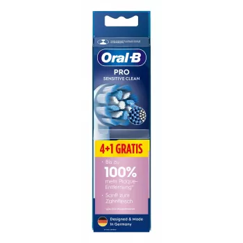 Šepetėlių galvutės Oral-B Pro Sensitive Clean 5 vnt. Baltos ypač minkštos