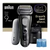 Folinis skustuvas Braun Series 9 Pro+ 9675cc Pilka Sidabrinė Nerūdijantis Plienas