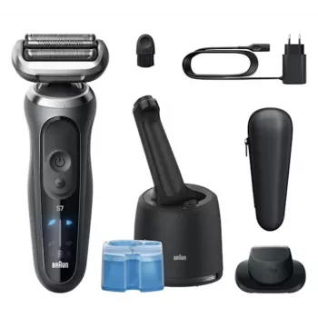 Skustuvas folijinis Braun Series 7 72-C7200CC Juodas Nerūdijantis plienas Ličio jonų