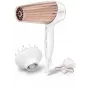 Plaukų džiovintuvas Philips MoistureProtect Sensor HP8280/00 — 2300 W, nuolatinės srovės variklis, 6 greičiai, jonizacija, šalto oro pūtimas, violetinė/balta