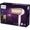 Plaukų džiovintuvas Philips MoistureProtect Sensor HP8280/00 — 2300 W, nuolatinės srovės variklis, 6 greičiai, jonizacija, šalto oro pūtimas, violetinė/balta