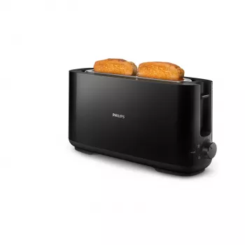 Skrudintuvas Philips Daily Collection HD2590/90 su ilgu lizdu, juodas