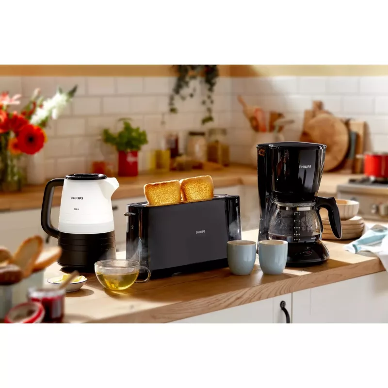 Skrudintuvas Philips Daily Collection HD2590/90 su ilgu lizdu, juodas