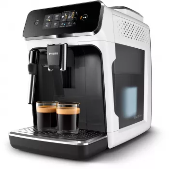 Kavos aparatas Philips Series 2200 EP2223/40 pilnai automatinis, 1,8 L vandens bakas, įmontuotas malūnėlis, 2 čiaupai, 1500 W, juodas