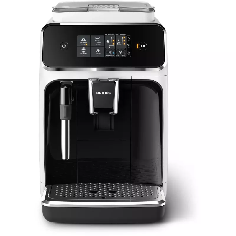 Kavos aparatas Philips Series 2200 EP2223/40 pilnai automatinis, 1,8 L vandens bakas, įmontuotas malūnėlis, 2 čiaupai, 1500 W, juodas