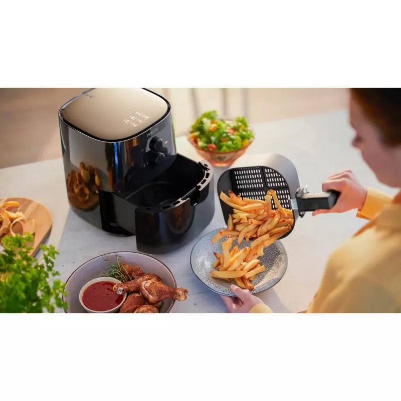 Philips 3000 series HD9200/90 Airfryer L, Karšto oro gruzdintuvė, 4,1 l, 0,8 kg, Rapid Air, 80 °C, 200 °C