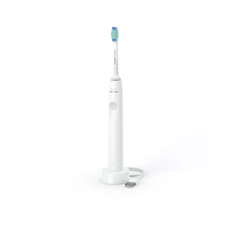 Sonicinis dantų šepetėlis Philips 1100 Series HX3641/02 – kasdienė priežiūra, įmontuota ličio jonų baterija, 1 rankena, 1 šepetėlio galvutė