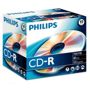 Philips CD-R CR7D5NJ10/00 įrašomas diskas 700 MB 52x