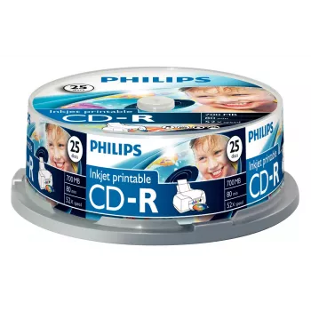 Philips CD-R CR7D5JB25/00 įrašomas kompaktinis diskas 700 MB 52×