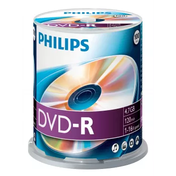 Philips DVD-R DM4S6B00F/00 4.7GB 100 vnt.
