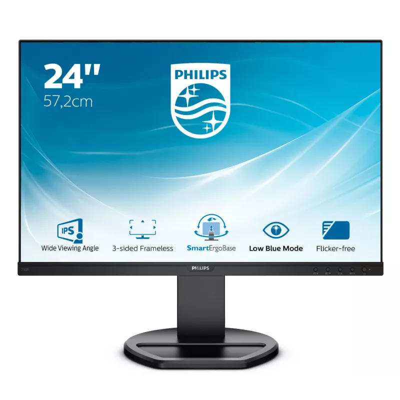 Philips 230B8QJEB/00 kompiuterio monitorius 57,1 cm (22,5 colio) 1920 x 1200 pikselių WUXGA LED juodas