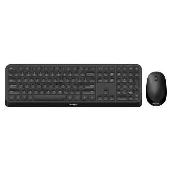 Philips 3000 serijos SPT6307B/31 belaidė klaviatūra su pele, RF, QWERTY, anglų, juoda