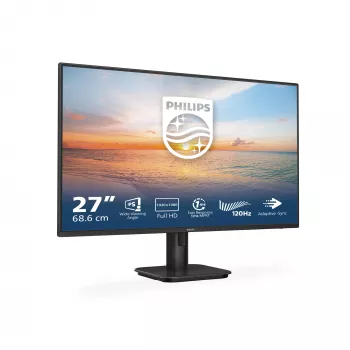 Philips 1000 serijos 27E1N1100A/01 kompiuterio monitorius 68,6 cm (27 col.) 1920 x 1080 pikselių Full HD LCD juodas