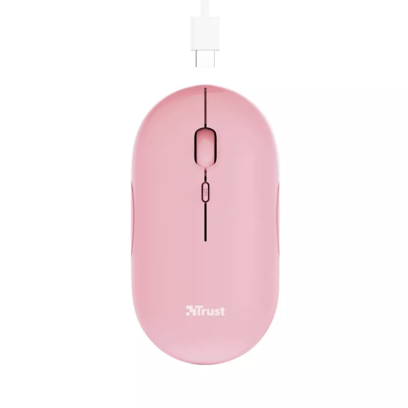 Trust Puck pelė biuro ambidekstrinė RF belaidė + Bluetooth optinė 1600 DPI