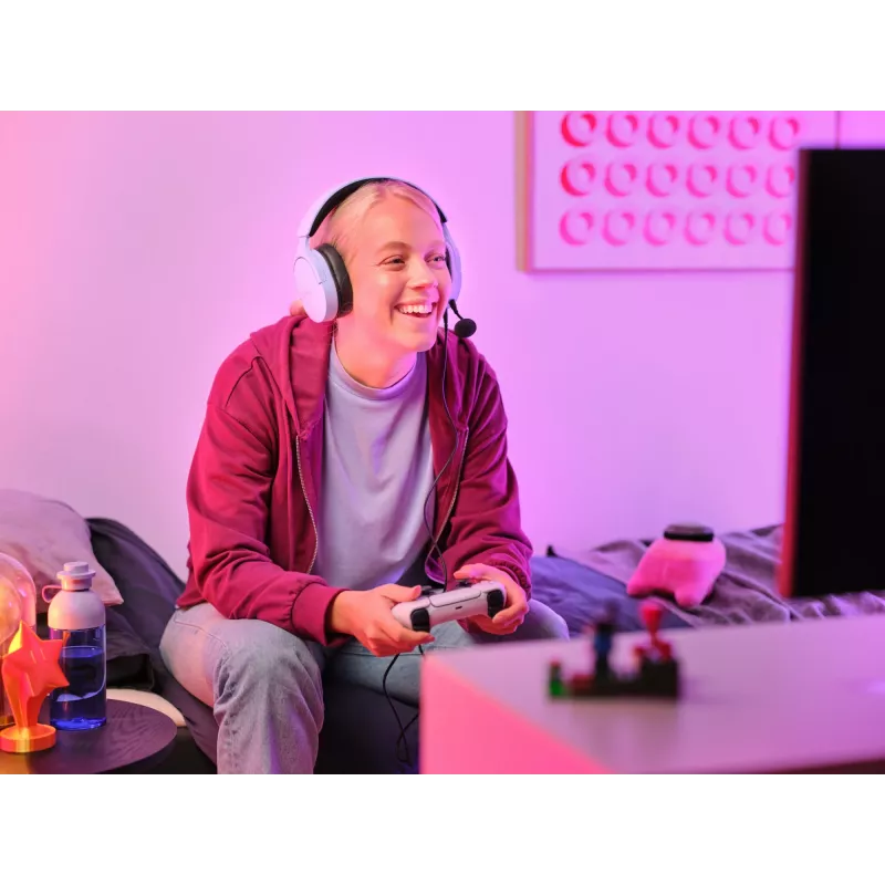 Trust GXT 489P FAYZO Ausinės Laidinės Antausinės Žaidimams Juodos, Violetinės