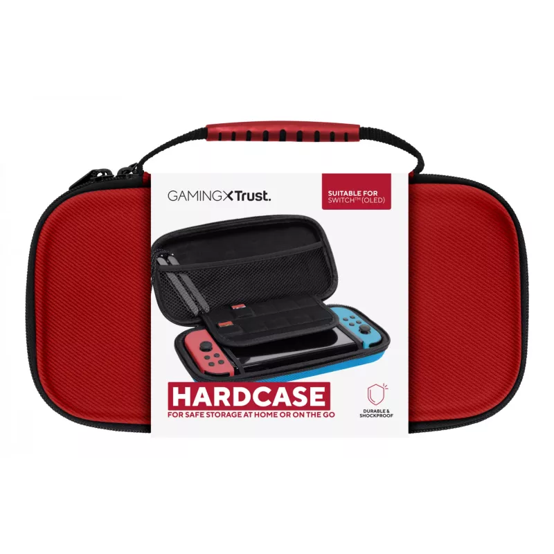 Trust GXT 1248S kietasis dėklas Nintendo Switch, juoda, mėlyna, raudona