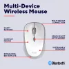 Trust Yvi+ pelė universali ambidekstrinė RF belaidė + Bluetooth optinė 1600 DPI