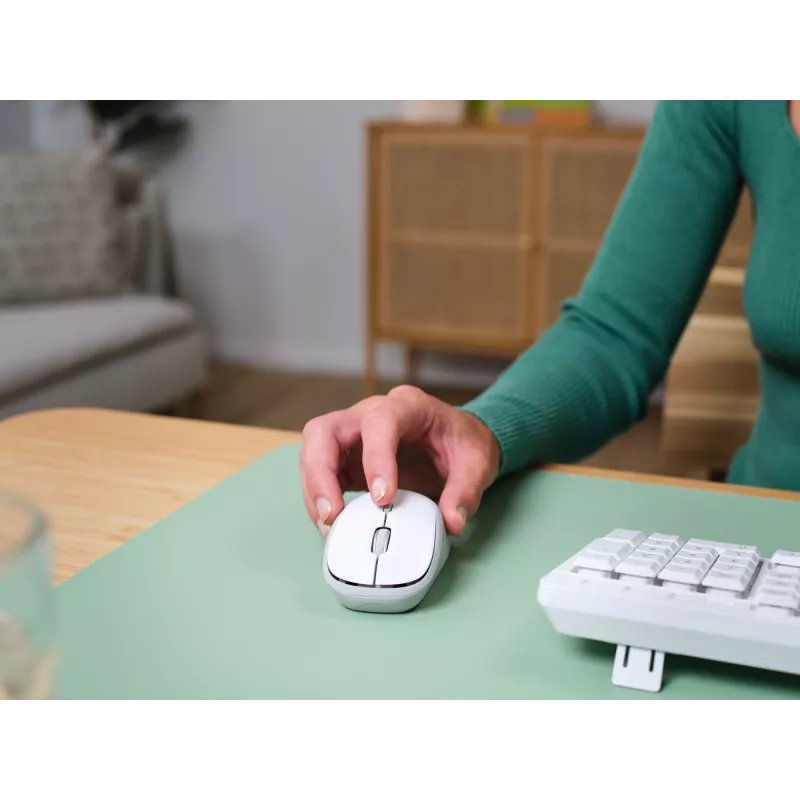 Trust Yvi+ pelė universali ambidekstrinė RF belaidė + Bluetooth optinė 1600 DPI