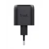 Trust Maxo 30W USB-C GaN įkroviklis, vidaus, greitasis įkrovimas, juodas
