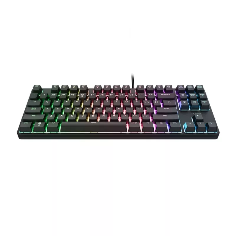 Trust GXT 864 Cada klaviatūra žaidimams USB QWERTY anglų juoda