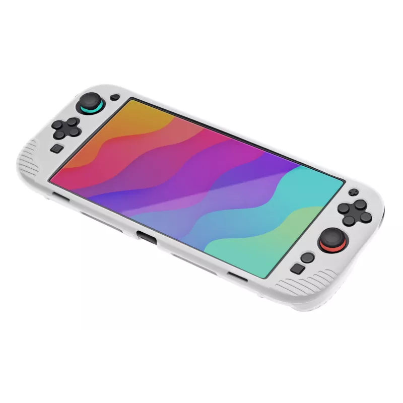 Trust GXT 1253W Silikoninis dėklas su rankena, baltas, skirtas Nintendo Switch 2