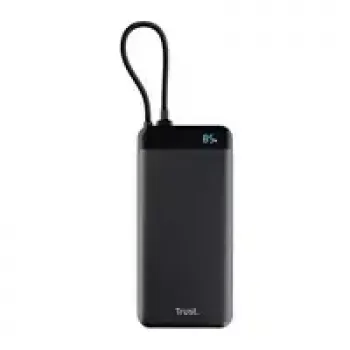 Powerbank TRUST Fiera 20000 mAh — 2x USB-C, juoda