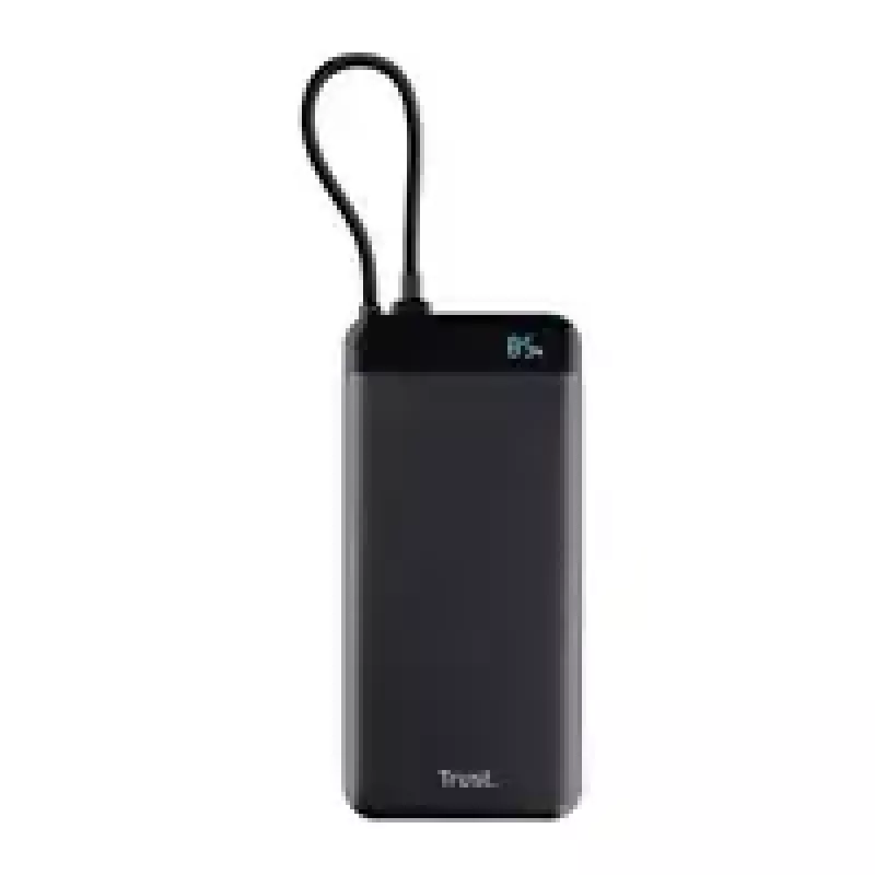 Powerbank TRUST Fiera 20000 mAh — 2x USB-C, juoda