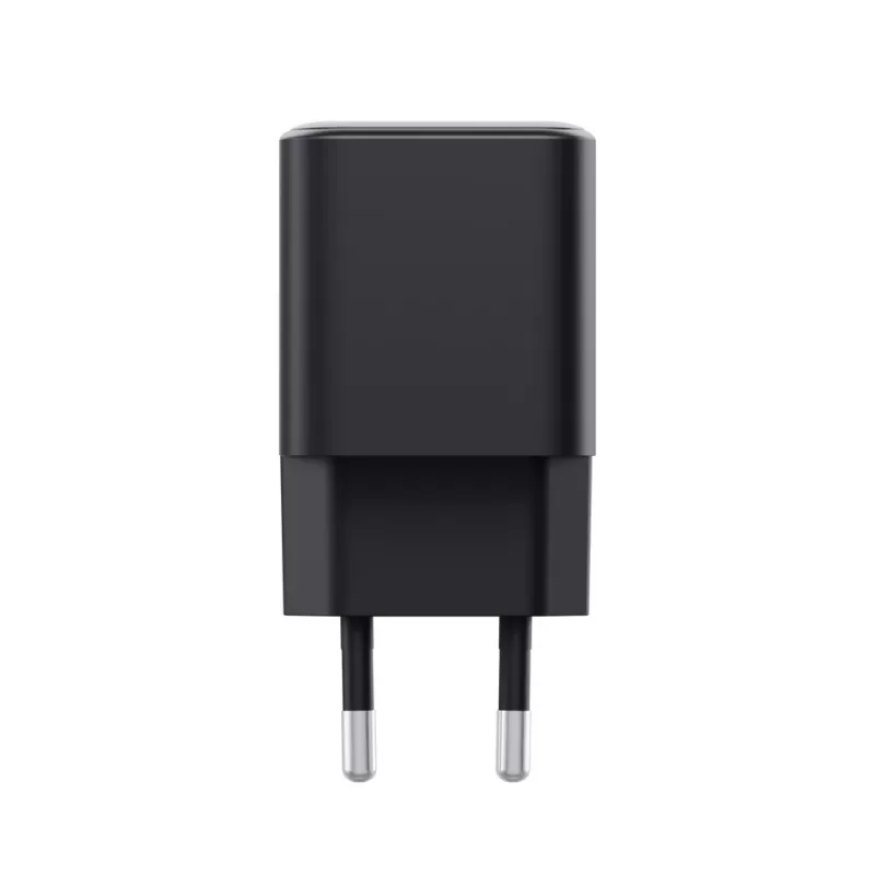 Įkroviklis TRUST Maxo ultra-mažas 65W GaN USB-C juodas su 2m kabeliu