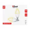 Trust 71297 išmanioji LED žvakės formos lemputė E14, balta šviesa, Wi-Fi, 2 vnt.