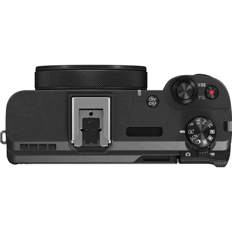 Kompaktiška kamera Canon PowerShot V1 Premium Vlogger Kit — 22,3 MP, 1/4 colio CMOS, 4K UHD, 3,1x optinis priartinimas, 3 colių lietimui jautrus ekranas, Juoda