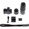 Canon EOS R50 beveidrodis fotoaparatas su RF-S 18-45mm ir RF 75-300mm objektyvais (rinkinys)