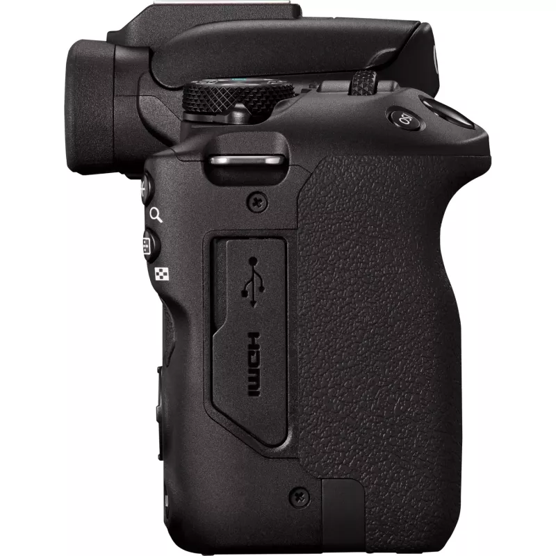 Canon EOS R50 beveidrodis fotoaparatas su RF-S 18-45mm ir RF 75-300mm objektyvais (rinkinys)