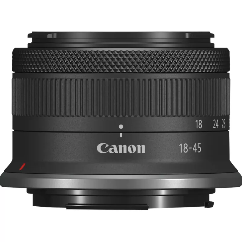Canon EOS R50 beveidrodis fotoaparatas su RF-S 18-45mm ir RF 75-300mm objektyvais (rinkinys)