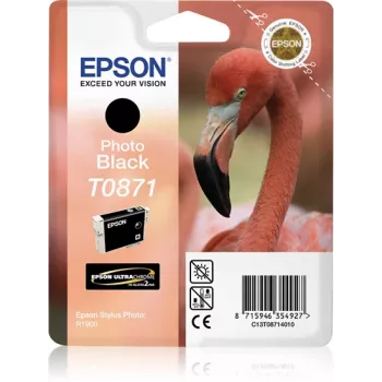 Epson Flamingo Singlepack Photo Black T0871 Ultra Gloss High-Gloss 2