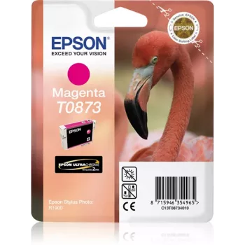 Epson Flamingo T0873 rašalo kasetė, purpurinė, pigmentinis rašalas, 11,4 ml