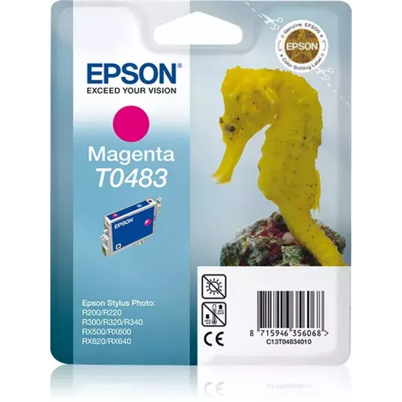 Originalus Epson T0483 C13T04834010 rašalo kasetė, purpurinė