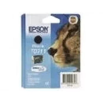 Epson Cheetah kasetė juoda T0711 DURABrite Ultra rašalas, pigmentinis, 1 vnt.