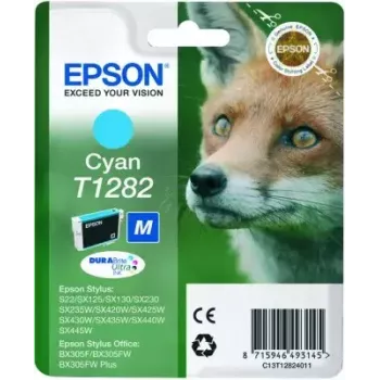 Epson Fox Singlepack Cyan T1282 DURABrite Ultra rašalo kasetė