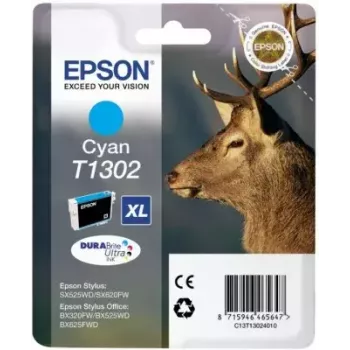 Epson Stag Singlepack Cyan T1302 DURABrite Ultra rašalinė kasetė