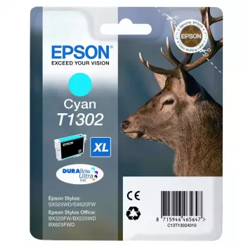 Epson Stag Singlepack Cyan T1302 DURABrite Ultra rašalinė kasetė