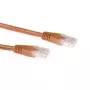 ACT CAT6A pataisos laidas 20 m, rudas, U/UTP, RJ45