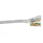Laidas ACT CAT 6A S/FTP PVC montažinis 305 m pilkas